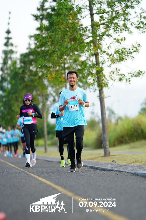 Race photo from KBP City Run 2024