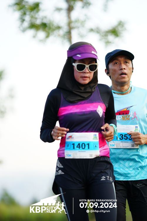 Race photo from KBP City Run 2024