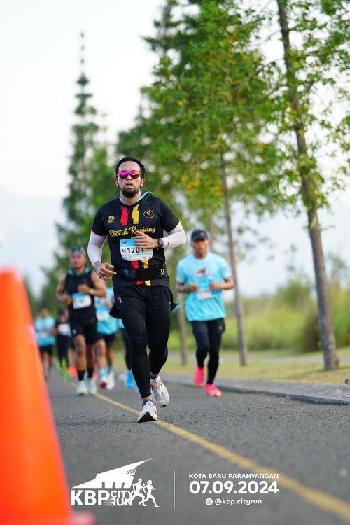 Race photo from KBP City Run 2024