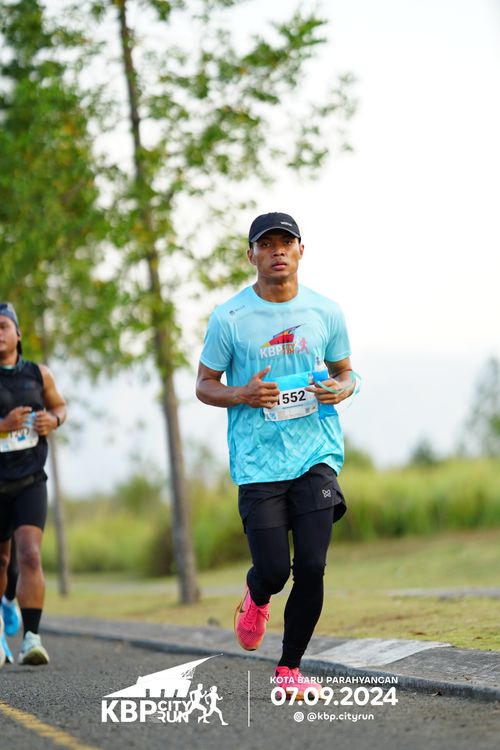 Race photo from KBP City Run 2024