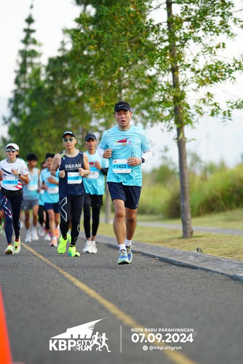 Race photo from KBP City Run 2024