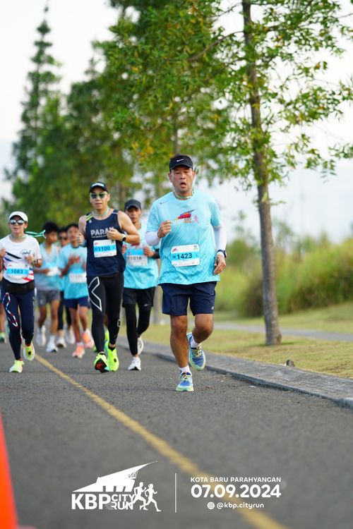 Race photo from KBP City Run 2024