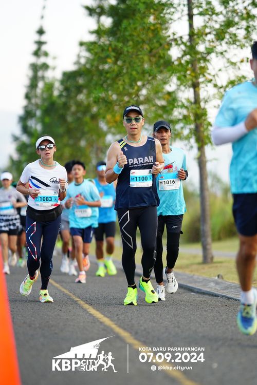 Race photo from KBP City Run 2024
