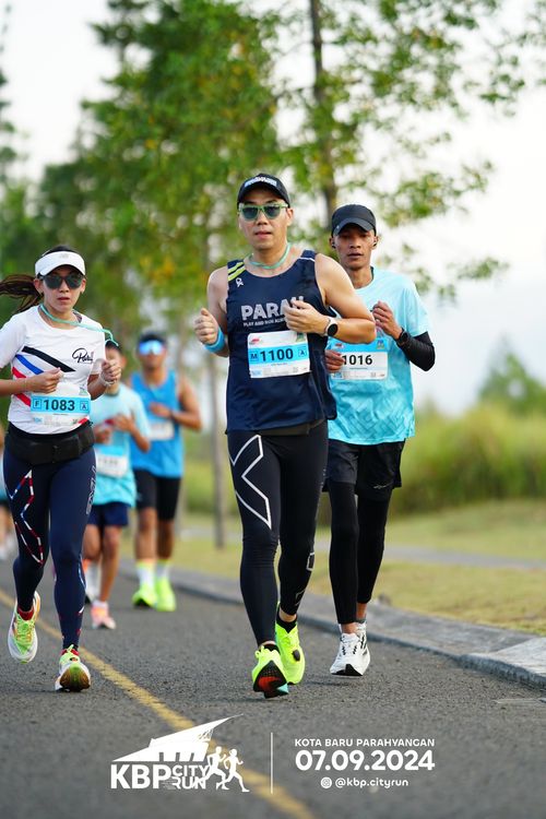 Race photo from KBP City Run 2024