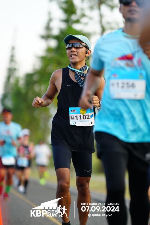 Race photo from KBP City Run 2024