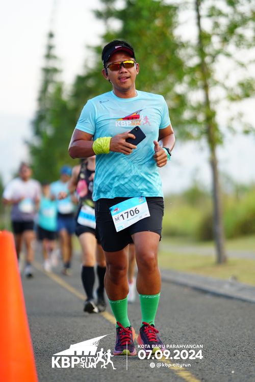 Race photo from KBP City Run 2024
