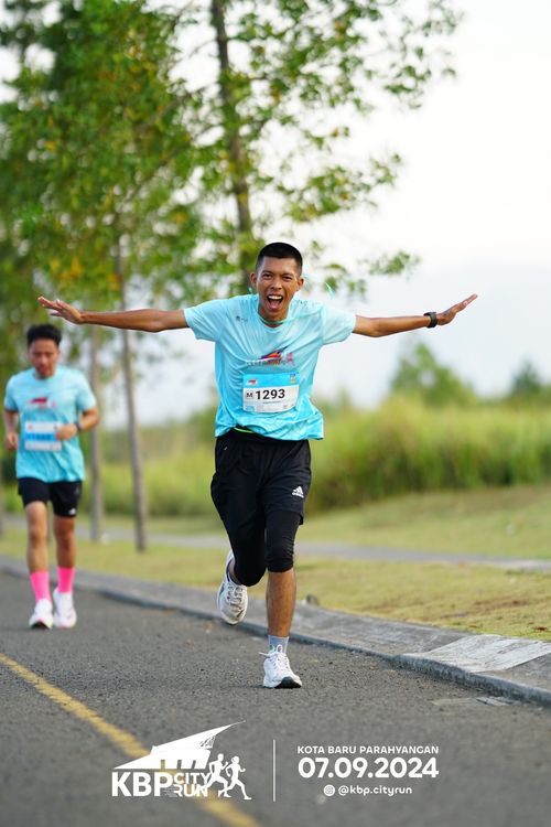 Race photo from KBP City Run 2024