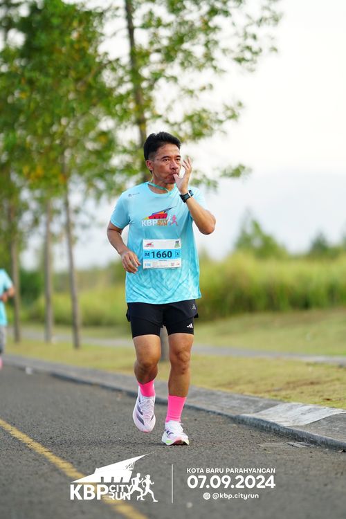 Race photo from KBP City Run 2024