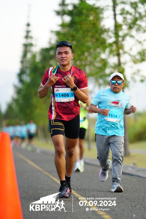 Race photo from KBP City Run 2024