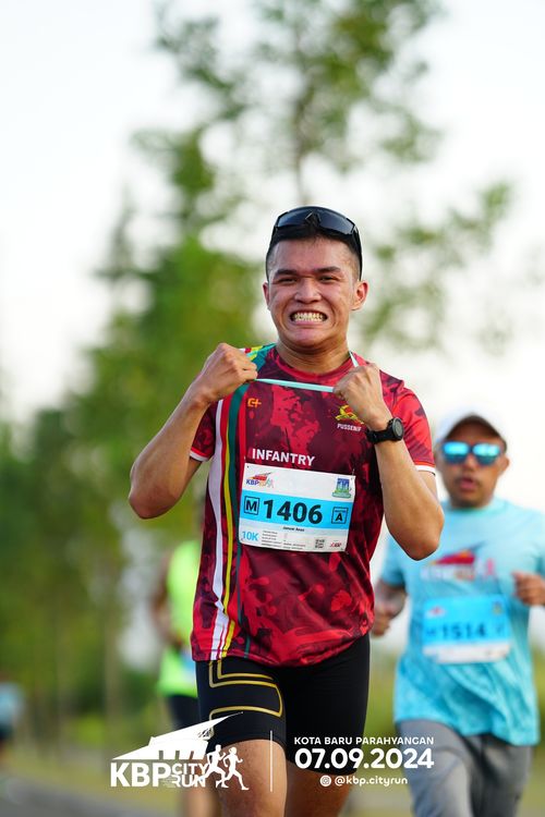 Race photo from KBP City Run 2024