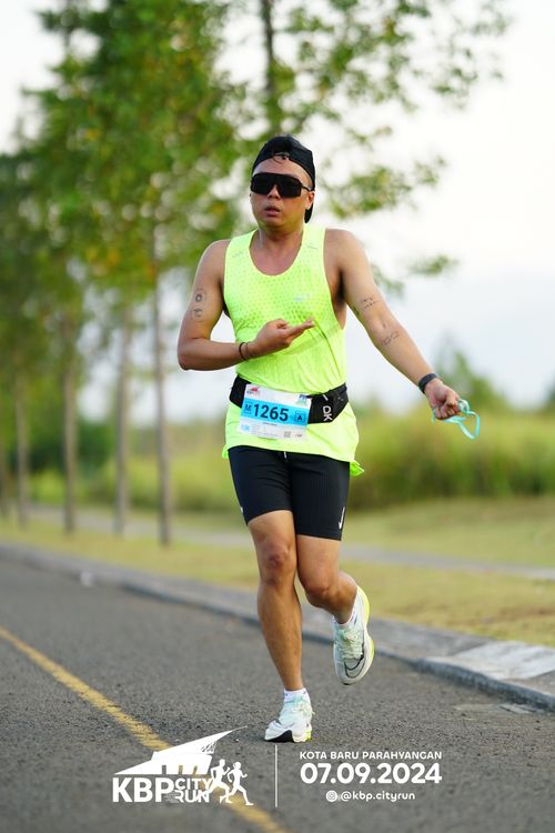 Race photo from KBP City Run 2024