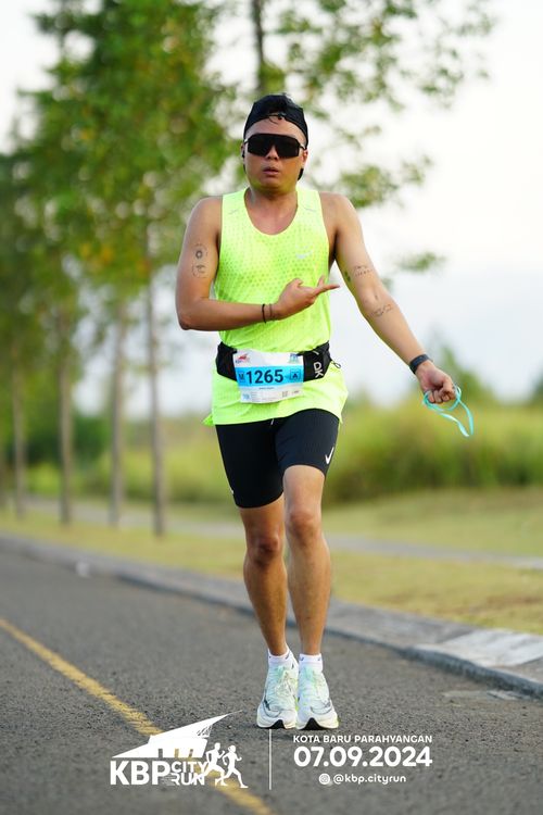 Race photo from KBP City Run 2024