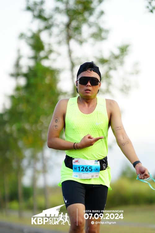 Race photo from KBP City Run 2024
