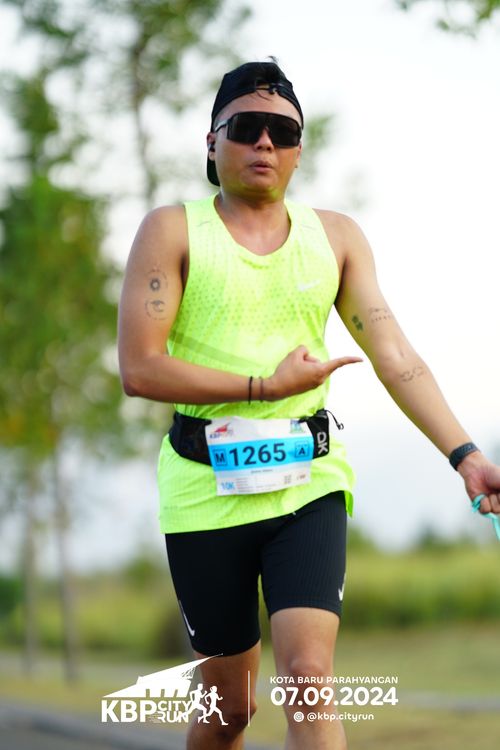 Race photo from KBP City Run 2024