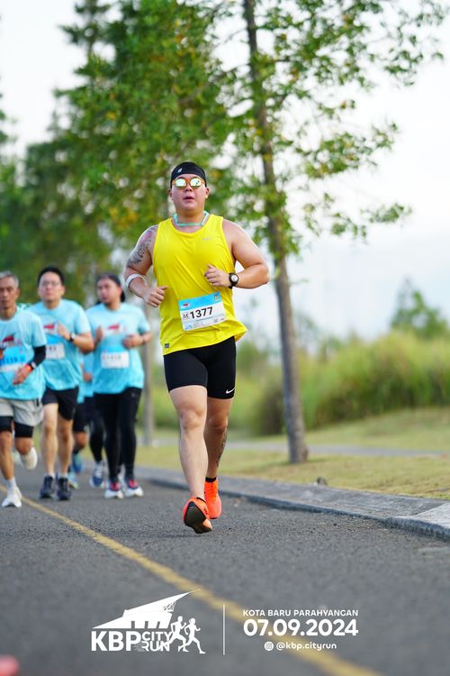 Race photo from KBP City Run 2024