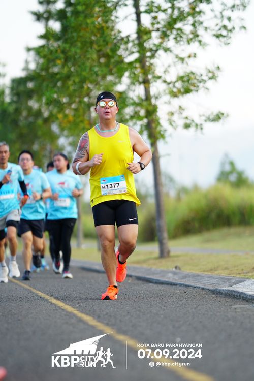 Race photo from KBP City Run 2024