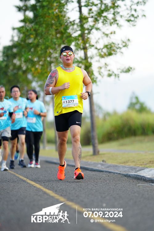 Race photo from KBP City Run 2024