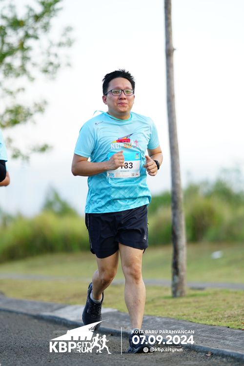 Race photo from KBP City Run 2024