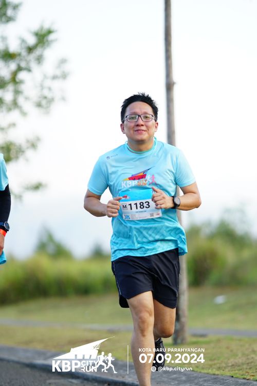 Race photo from KBP City Run 2024
