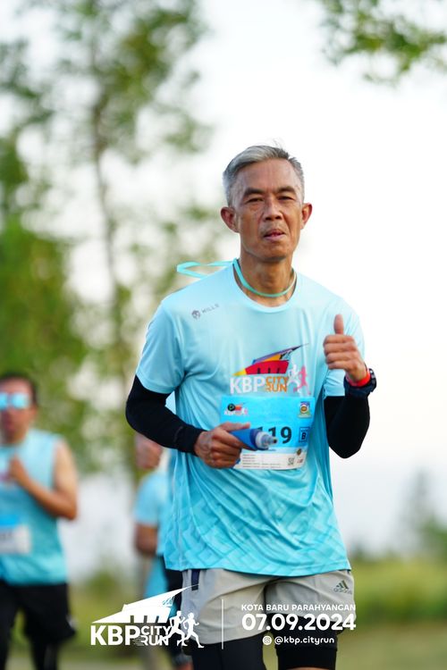 Race photo from KBP City Run 2024