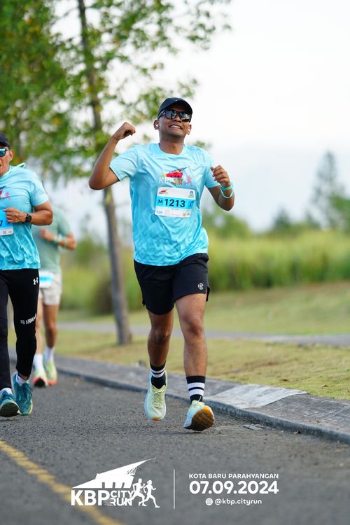 Race photo from KBP City Run 2024
