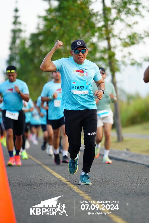 Race photo from KBP City Run 2024
