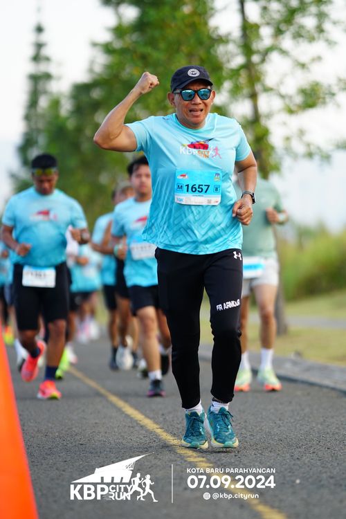 Race photo from KBP City Run 2024