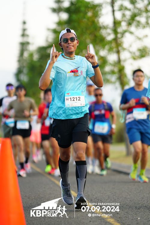 Race photo from KBP City Run 2024