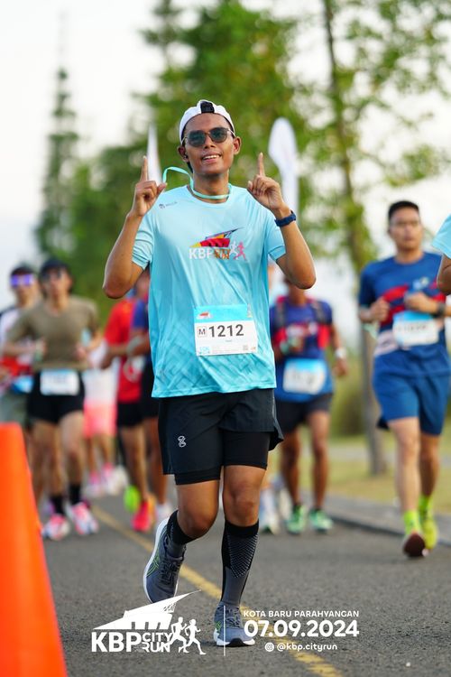 Race photo from KBP City Run 2024