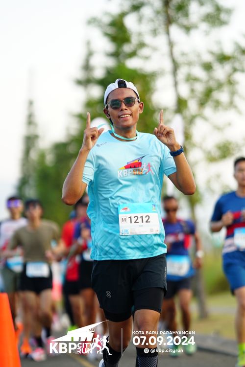 Race photo from KBP City Run 2024