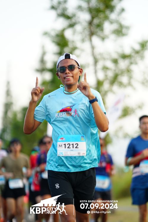 Race photo from KBP City Run 2024