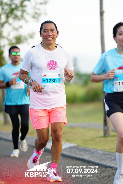Race photo from KBP City Run 2024