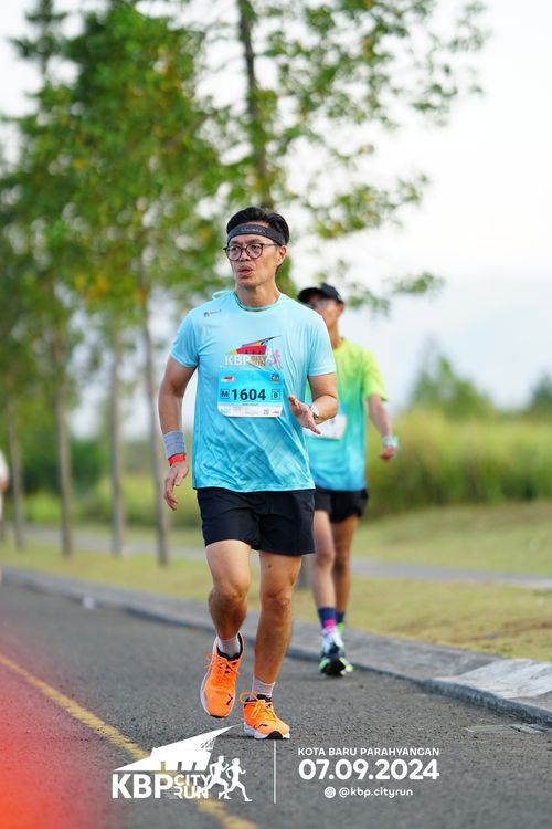 Race photo from KBP City Run 2024