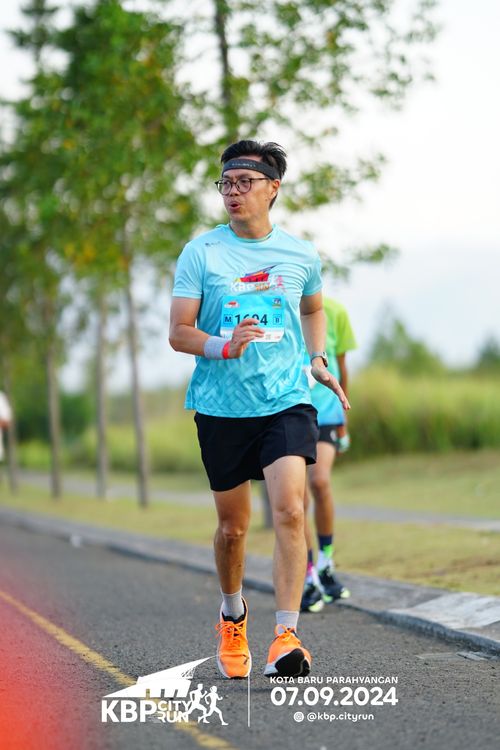 Race photo from KBP City Run 2024
