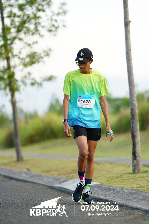 Race photo from KBP City Run 2024