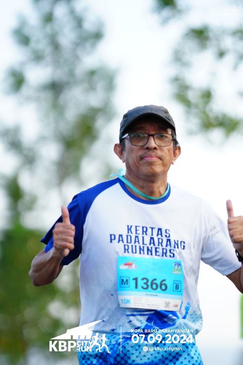 Race photo from KBP City Run 2024