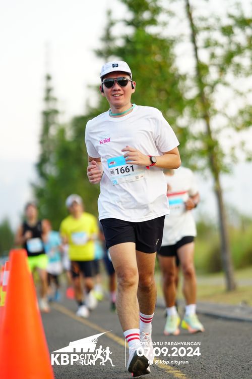 Race photo from KBP City Run 2024