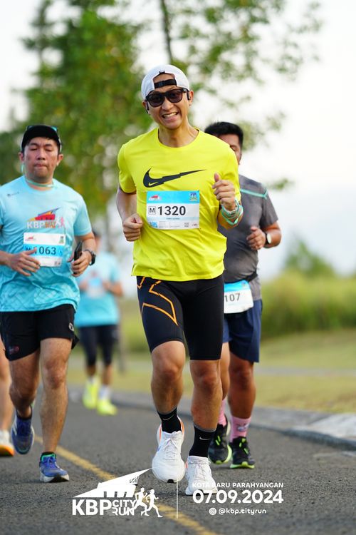 Race photo from KBP City Run 2024
