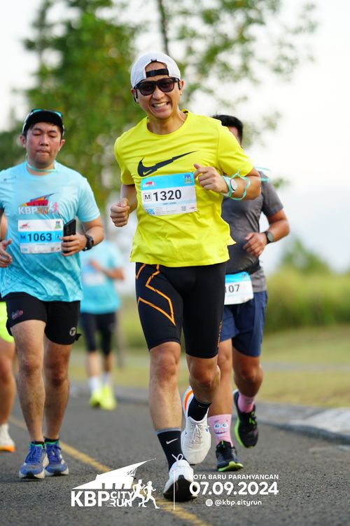 Race photo from KBP City Run 2024