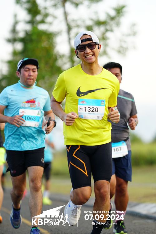 Race photo from KBP City Run 2024