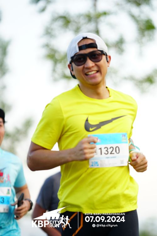 Race photo from KBP City Run 2024