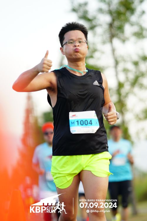 Race photo from KBP City Run 2024