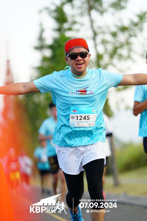Race photo from KBP City Run 2024