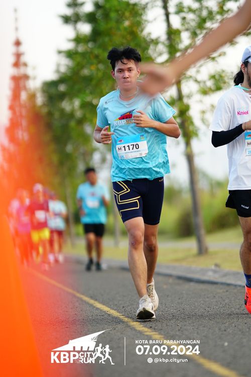 Race photo from KBP City Run 2024