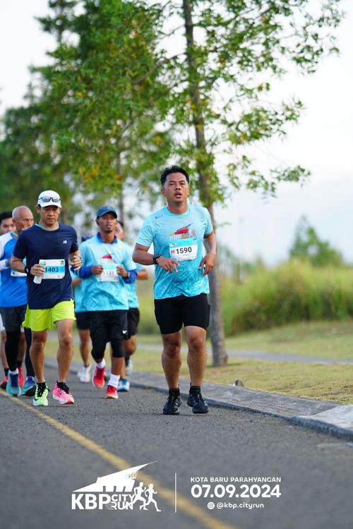 Race photo from KBP City Run 2024