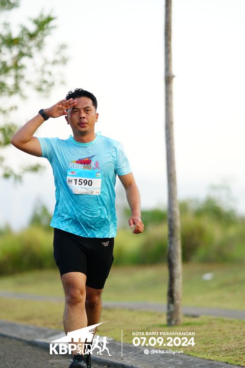 Race photo from KBP City Run 2024