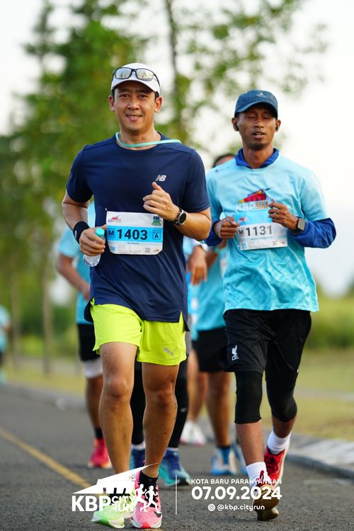 Race photo from KBP City Run 2024