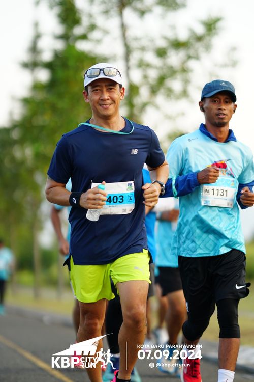 Race photo from KBP City Run 2024