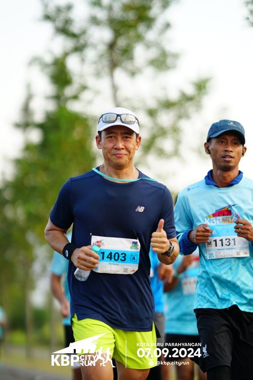 Race photo from KBP City Run 2024