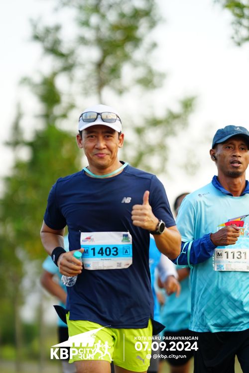 Race photo from KBP City Run 2024
